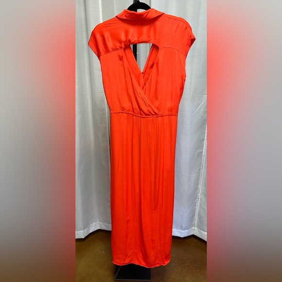 Anthropologie Maeve Open-Back Wrap
Midi Dress in Orange NWT | size small - Picture 4 of 14